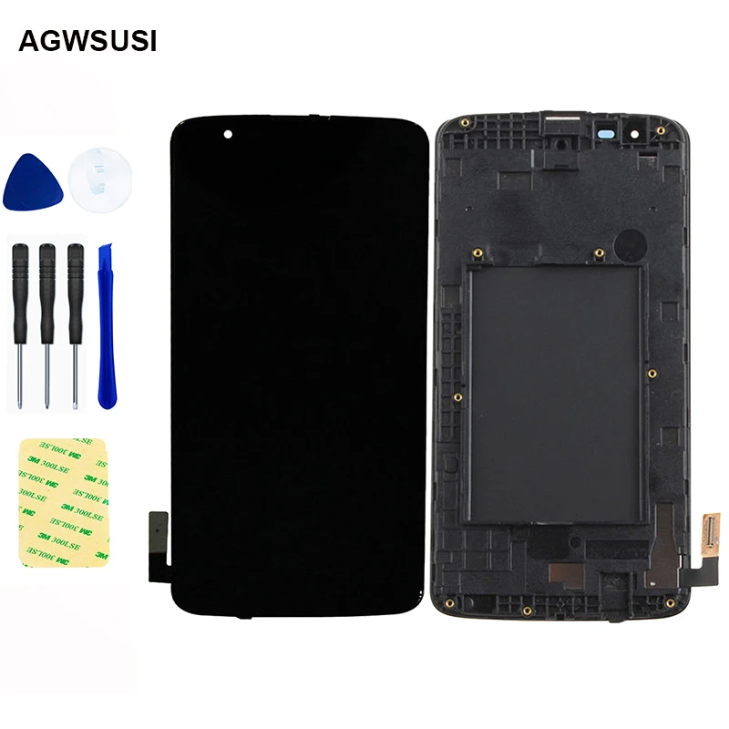 

For LG K7 Tribute 5 LS675 MS330 K330 LCD Display Monitor Screen Panel + Touch Screen Digitizer Sensor Glass Assembly with Frame