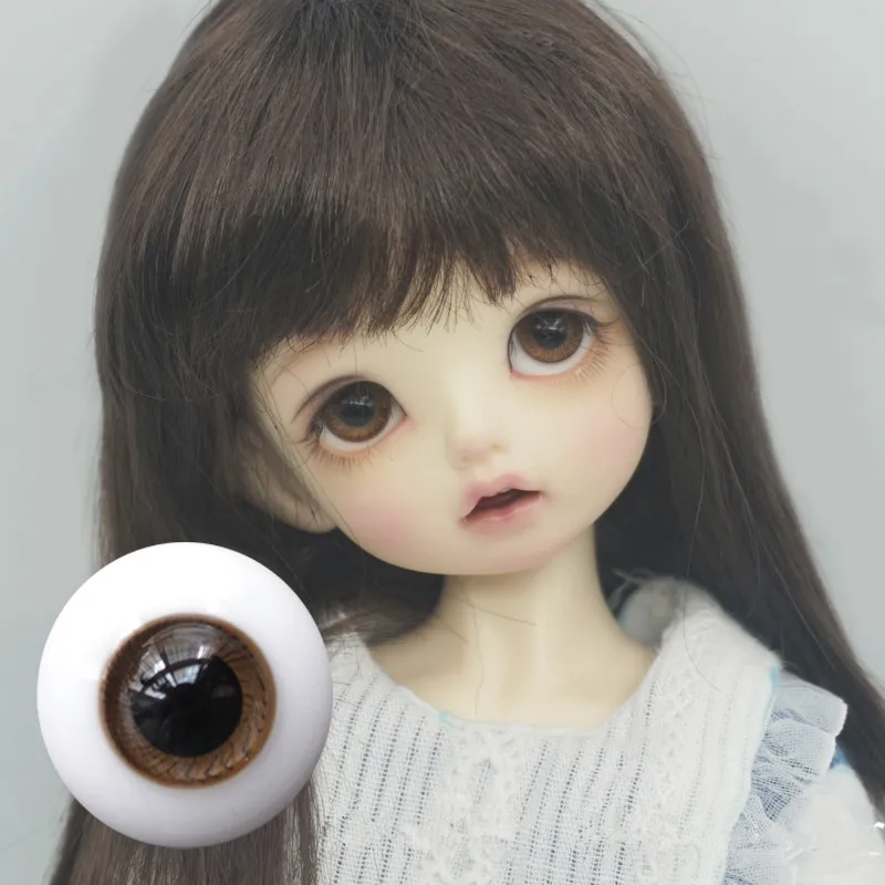 

BJD doll eye Balls are suitable for 1/3 1/4 1/6 size human air caramel brown glass eye balls accessories