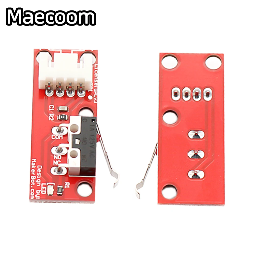 1/3/6 Uds interruptor de tope final para Arduino interruptor de límite de tope final + Cable tope final mecánico de alta calidad para piezas de