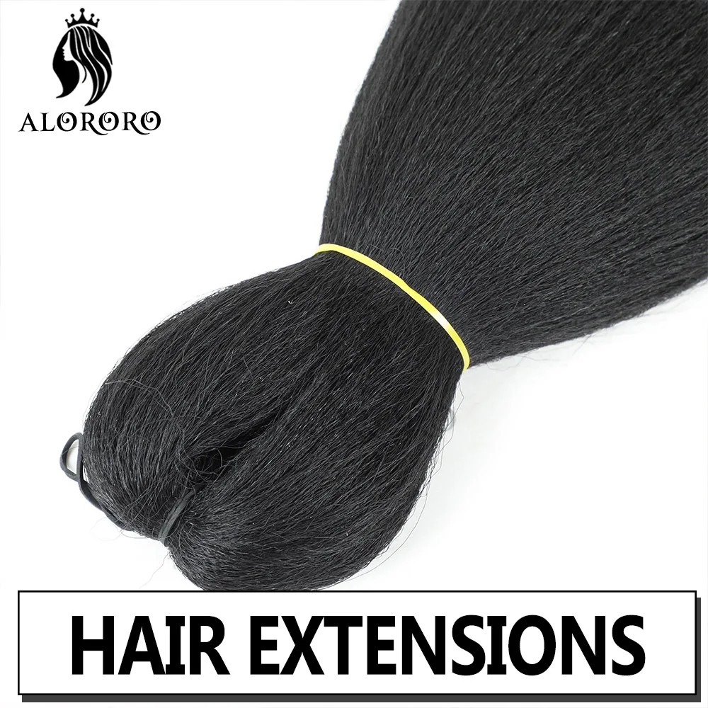 26 Zoll Vorgedehntes Flechthaar aus Synthetikfasern, Lange Box Braids, Knotless Braids, für Schwarze Frauen, DIY-Schutzfrisur – Detail 6