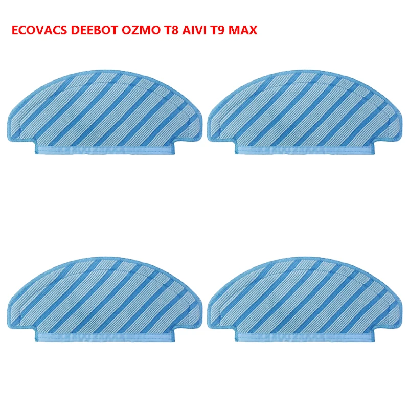 Pano de substituição Mop para ECOVACS Deebot, Aspirador Robótico, Mop Rags, Peças sobressalentes, Acessórios, T8 Max, T8, AIVI, T9, T9