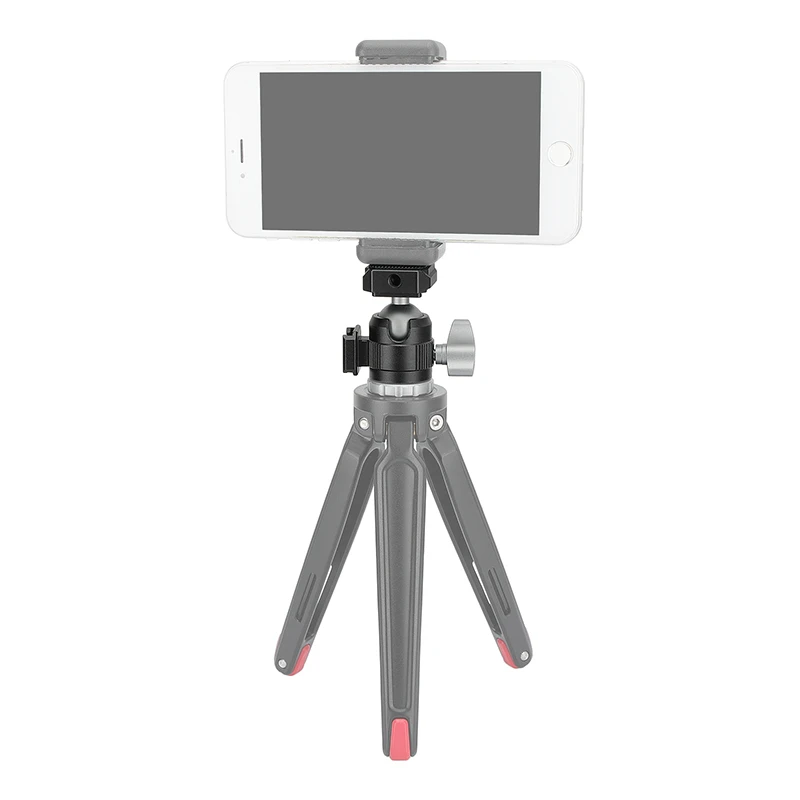 CAMVATE Многофункциональный фонарь с поворотом на 360 ° и углом наклона 90 ° с винтовым соединителем 1/4 дюйма и двойными креплениями для штатива камеры