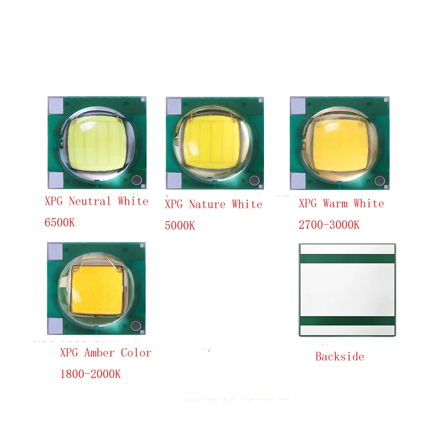 10 SZT./Lot 5W XPG 3535 LED Dużej Mocy Neutralny/Naturalny/Ciepły/Bursztynowy Biały Kolor Do Latarki, Lampki Rowerowej