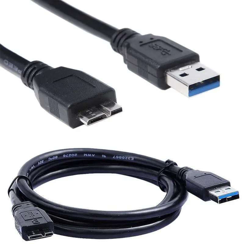 New 1.8M USB 3.0 Charger + Data SYNC Cable Cord For Toshiba Canvio Basics HDTB120XK3CA PH2200U1E SE