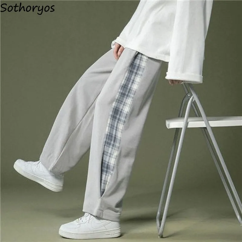 

Casual Pants Women Wide Leg Plaid Design New Stylish 4XL Korean Style Loose Leisure All-match Fashion Female Chic Popular