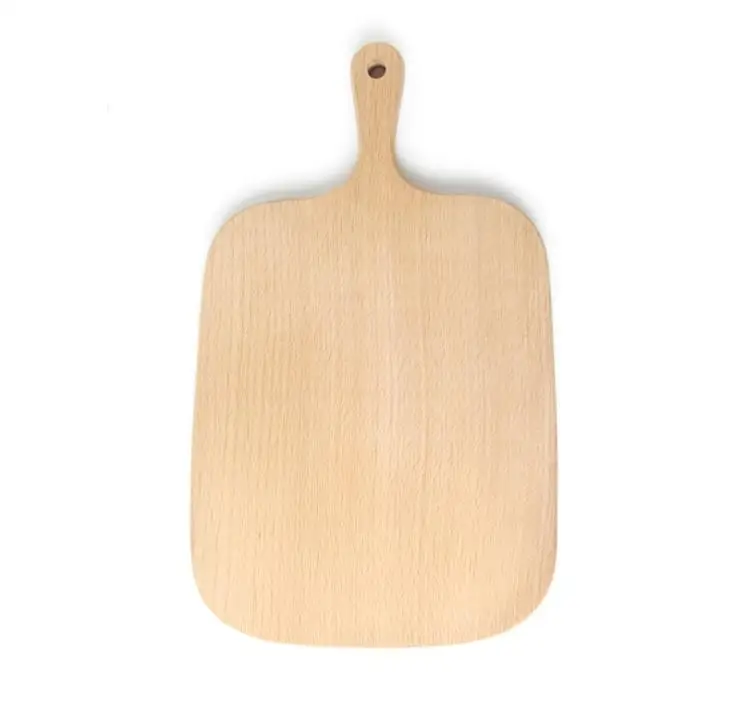 Home Chopping Block Kitchen Beech Cutting Board Cake Plate Serving Tray Wooden Bread Dish Fruit Plate Sushi Tray Baking Tool  SN