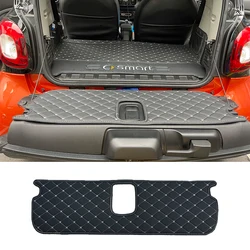 Waterproof Trunk Mats For Smart 451 Fortwo Smart 453 Fortwo Customized Car Rear Trunk Storage Mat Back Door Protective Pads Mat