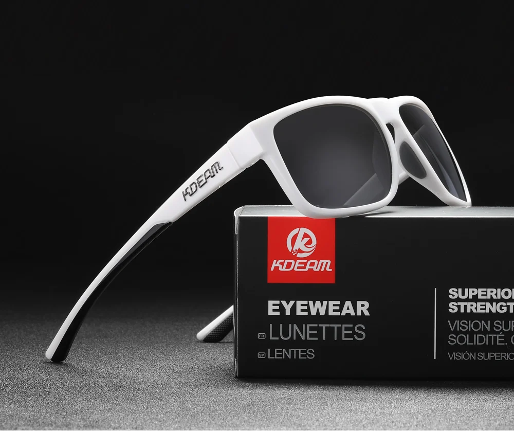 KDEAM Neue Polarisierte Sonnenbrille der Männer Platz Im Freien Photochrome Sonnenbrille Frauen Nicht-Slip Nase Pad Volle Zubehör Enthalten – Detail 26