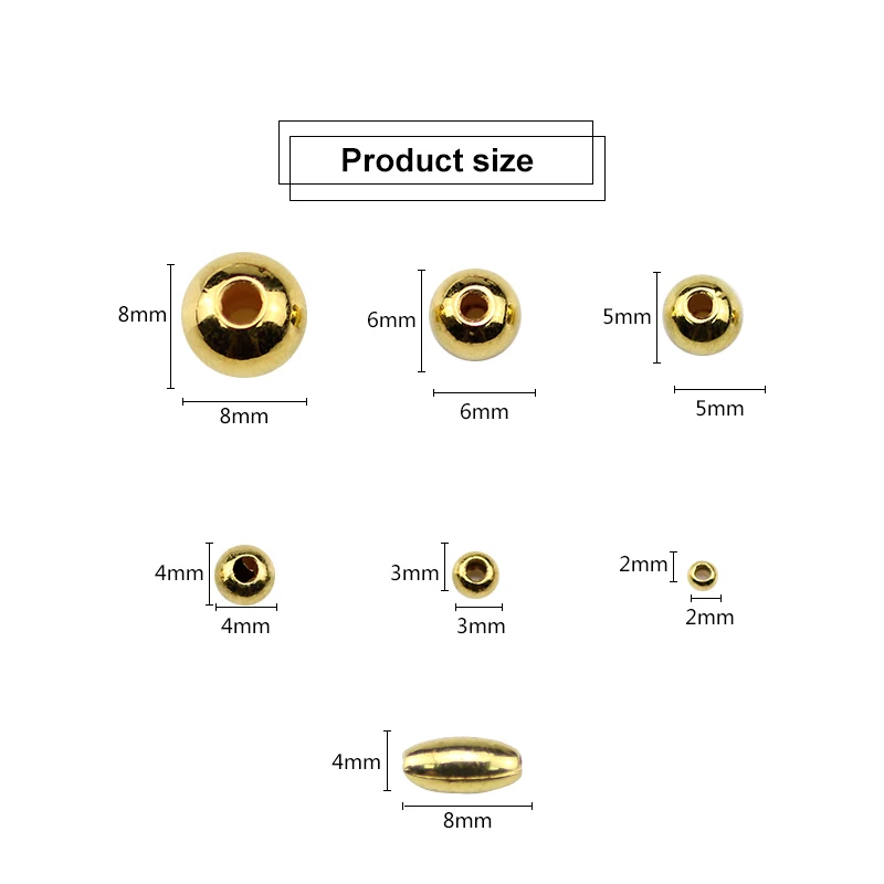 Cuentas de arroz acrílico de plástico dorado para accesorios de joyería, cuentas de agujero espaciador para suministros de fabricación de joyas, perles 8x4mm, 500 Uds.