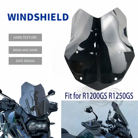 2013 - 2023 R1200GS R1250GS 앞 유리 GS LC 어드벤처 38CM 오토바이 윈드 스크린 R1200 1250 GS ADV 윈드 스크린 2018 19 21