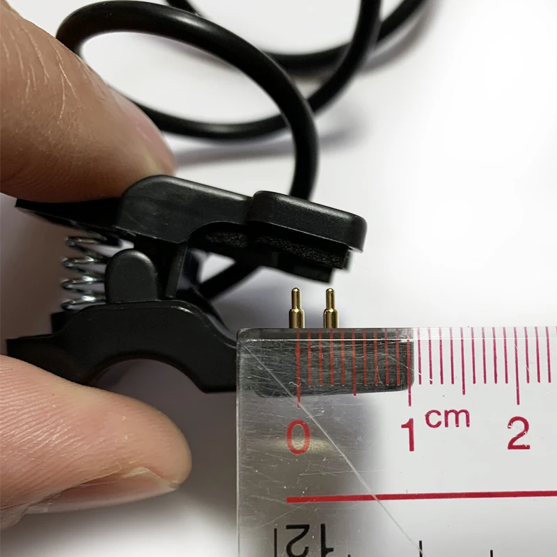 2-Pin 3 มม.ประเภทUniversalชาร์จสายสนับสนุนสมาร์ทนาฬิกาหรือสายรัดข้อมือUSB Port Chargersใช้งานร่วมกับmi Band 4