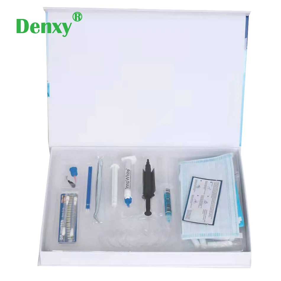 1 box Denxy Dental Teeth Whitening Kit 35% Peroxide Professional Bleach System Tooth Whitening Tooth Whitener Bleaching Gel