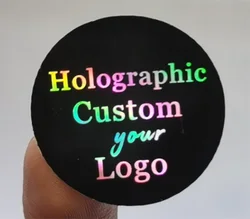 3-7 personalized stickers holographic silver custom stickers LOGO / wedding stickers / design your own stickers