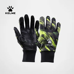 KELME Gloves Warm Men Winter Plus Velvet Women Running Riding Football Training Touch Screen Cold Gloves 8161ST5003