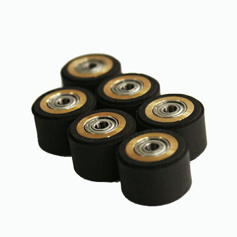 

10pcs Pinch Roller Graphtec Skycut Printer Vinyl Cutter Cutting Plotter Roll 4x11x16mm Rubber Copper Core Press Paper Wheel