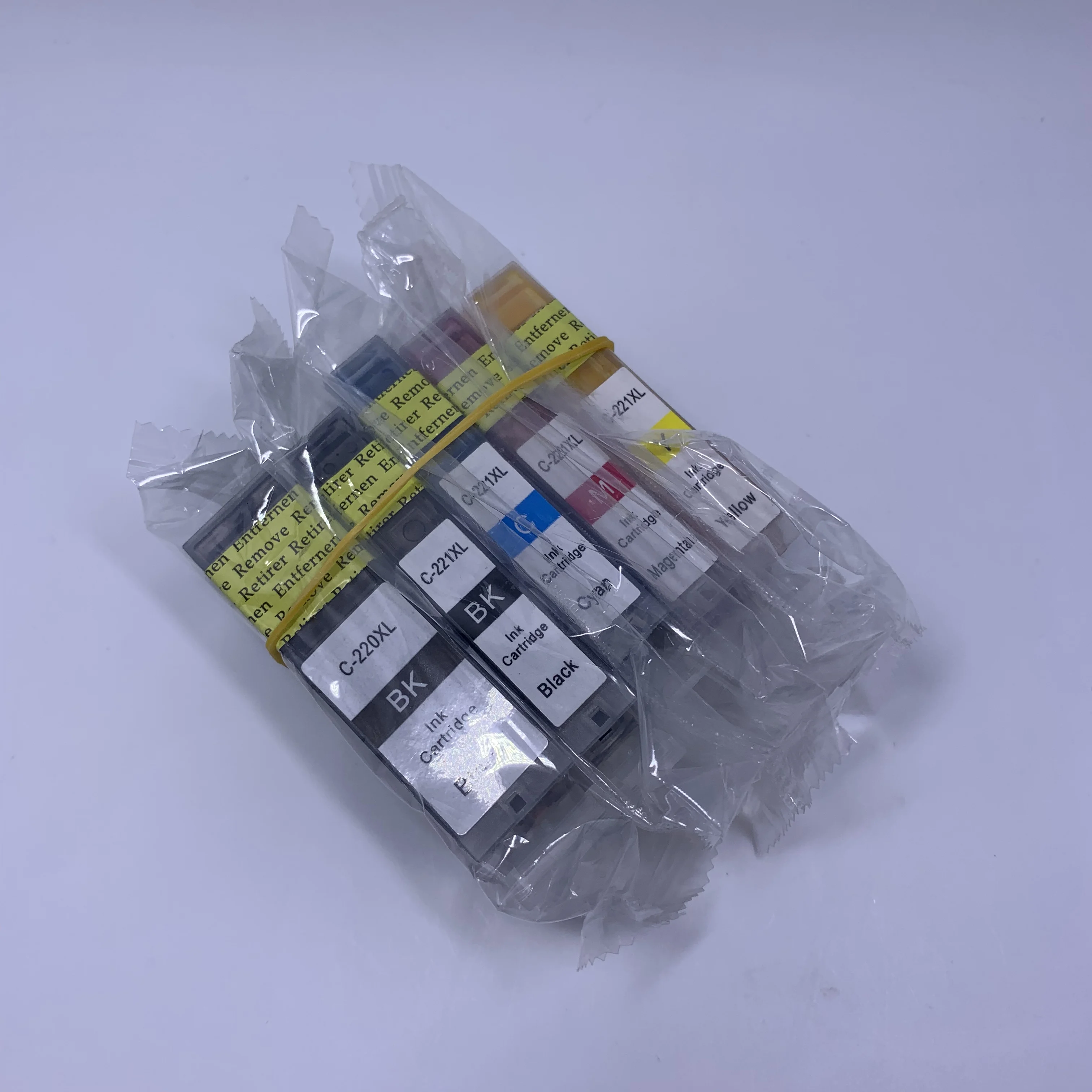 

5Pcs Compatible Ink Cartridge PGI-220 CLI-221 for Canon PIXMA IP3600 IP4600 IP4700 MX860 MX870 MP540 MP550 MP560 MP620 MP630/640