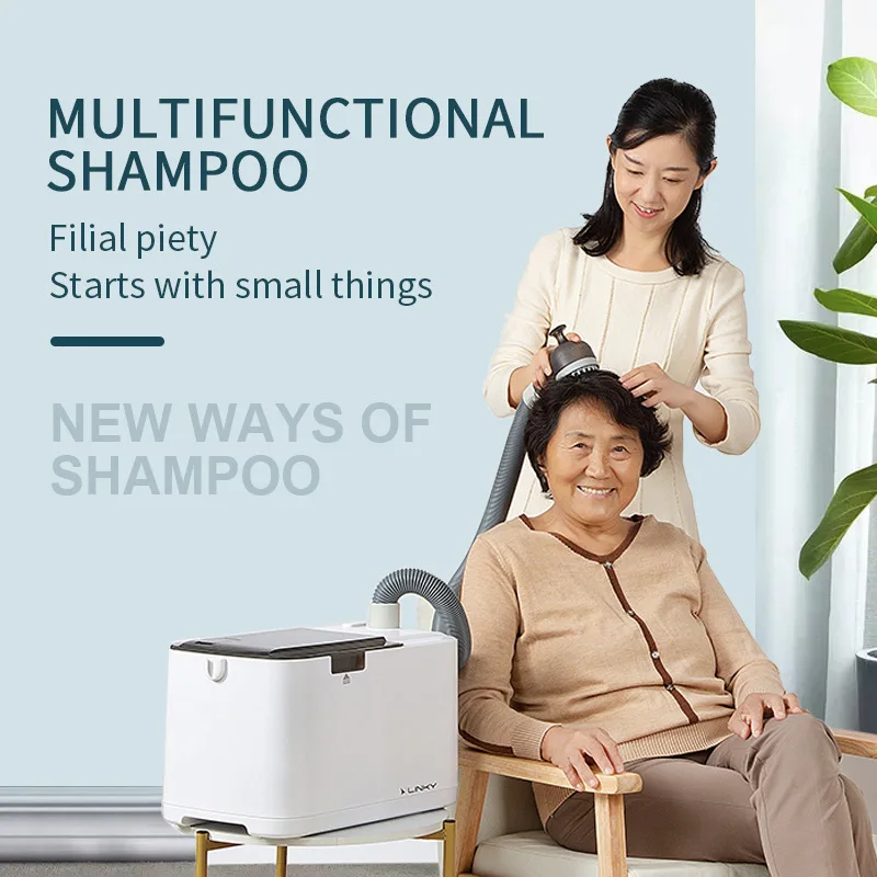 Electric Shampoo Nursing Home Elderly Care Bed Bath Head Massage Chair Bed Wash Head Massager Vibrating