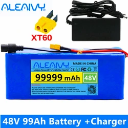 48v lithium ion battery 48v 28~99999Ah 1000w Lithium ion Battery Pack For 54.6v E-bike Electric bicycle Scooter with BMS+charger