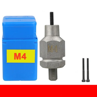 Electric Rivet Nut Gun Adapter With 3 pcs Pull Rod Riveter Riveting Head Part for Rivnut Tool Accessories M3/M4/M5/M6/M8/M10 nut