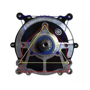 Elektrischer Dreiradmotor, Eureka Giant General Motor, 48 V, 60 V, 500 W bis 1200 W 10 Hauptverkaufs -Elektromotor für Dreirad - №1