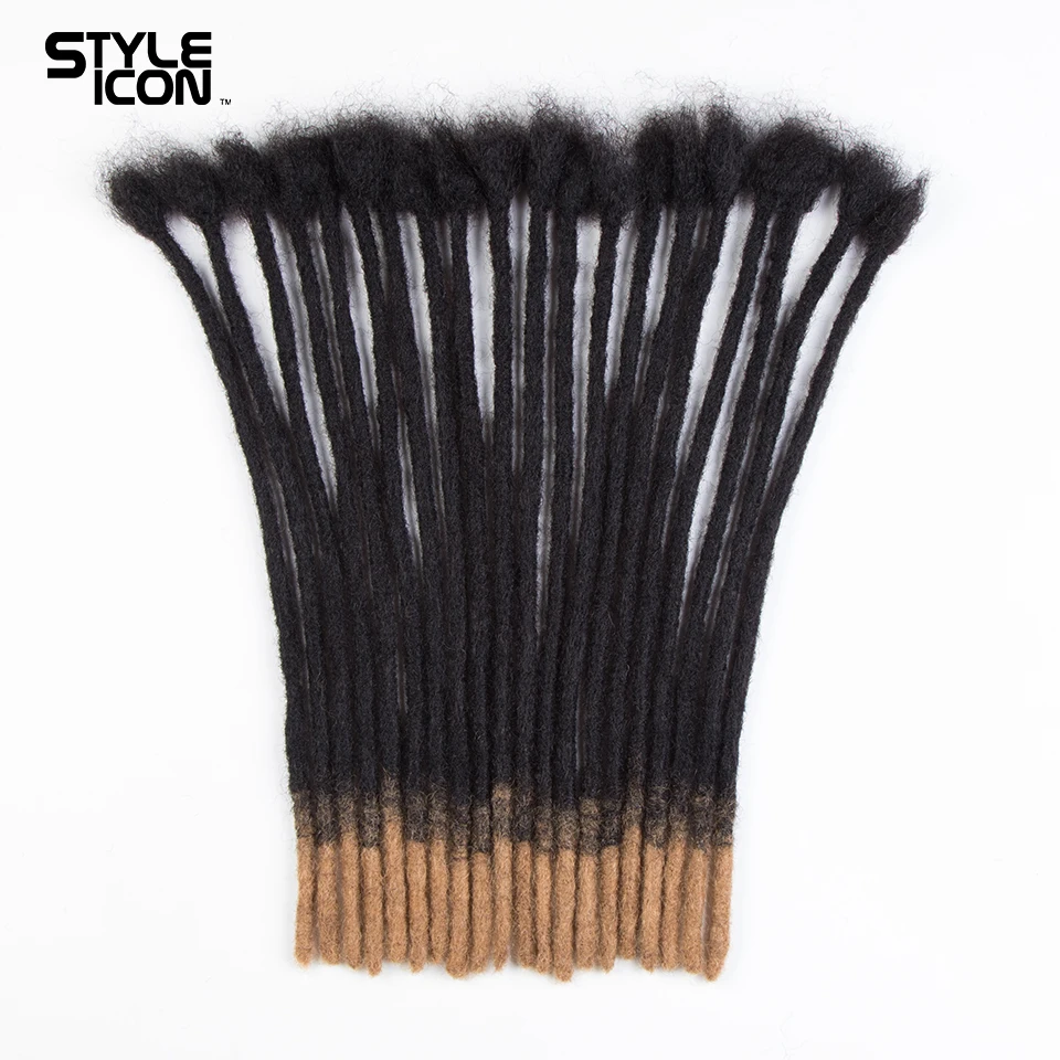 T1B/27 Human Hair Braiding Dreadlocks Hair Extensions 0.6CM Remy crochets hair