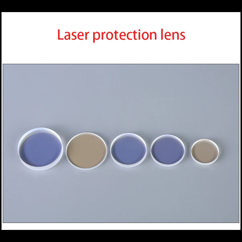 Prisma de vidro óptico 20*2 para máquina de corte de metal fibra óptica de quartzo lente de proteção a laser