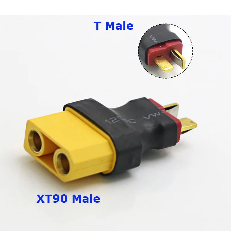 2er-Set Adapter XT30 XT60 XT90 Traxxas T-Stecker Deans EC5 EC3 Buchse auf Stecker HXT 4MM Steckverbinder RC Lipo Akku Steuerungsteile DIY – Detail 16