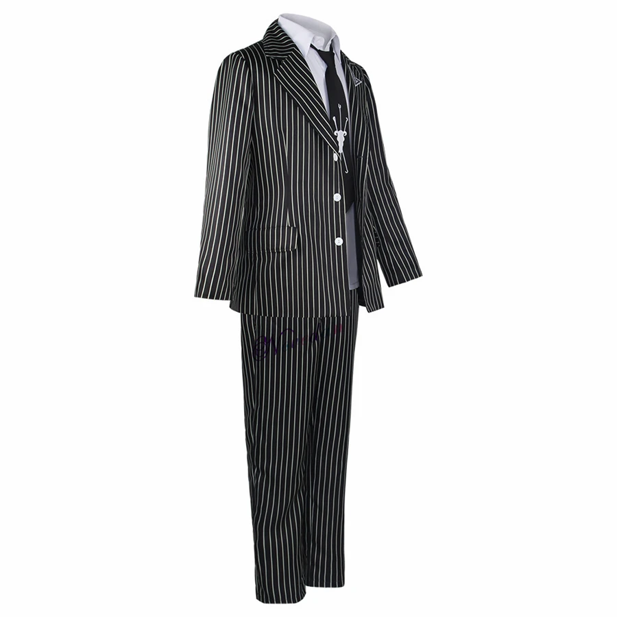 Fuyuhiko – veste de Cosplay pour hommes et femmes, Costume d'halloween, veste cravate, perruque, Super Danganronpa 2 Kuzuryuu