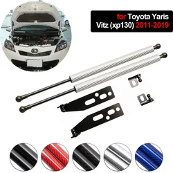 Para toyota vitz yaris vios xp130 xp150 2011-2023 capô dianteiro modificar suportes de gás haste de apoio do elevador amortecedor de choque prop absorvente