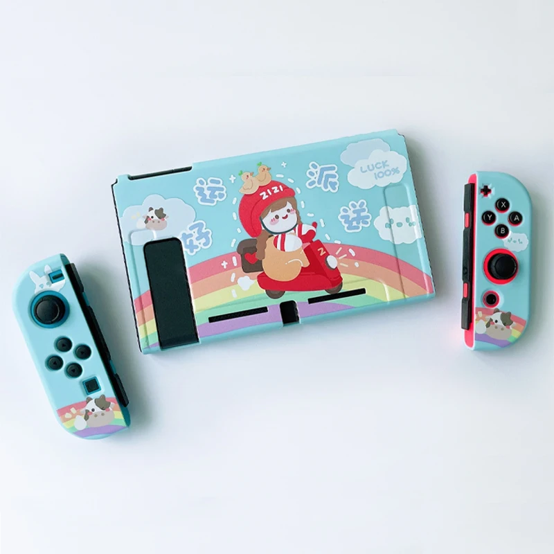 

For Nintendo Switch Accessories Protective Shell Cute Cartoon Soft Cover Case NS Game Console Housing Box for Nintendo Switch