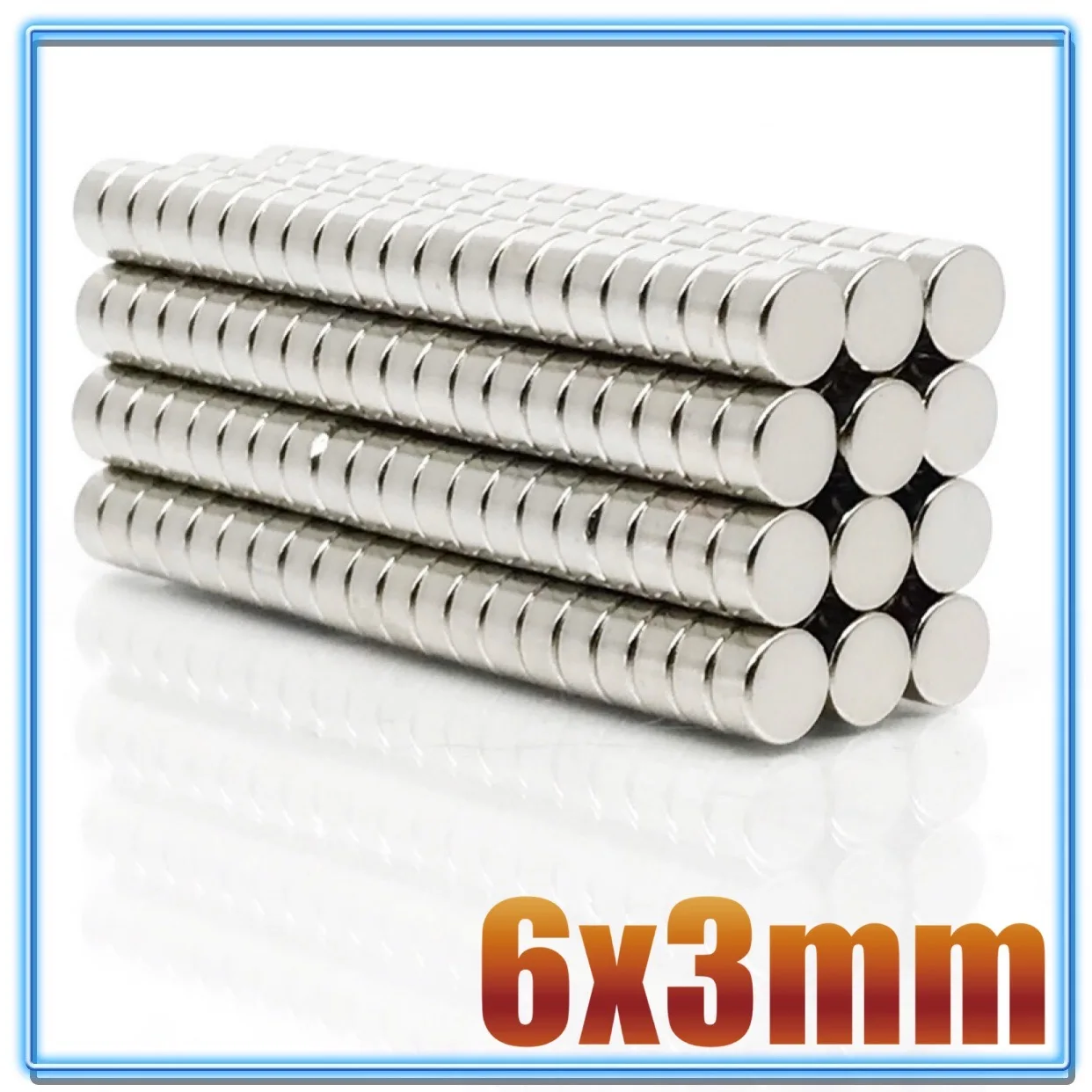 10/50/100/200 Pcs 6x3 Round NdFeB Neodymium Magnet N35 Super Powerful Small imanes Permanent Magnetic Disc 6*3