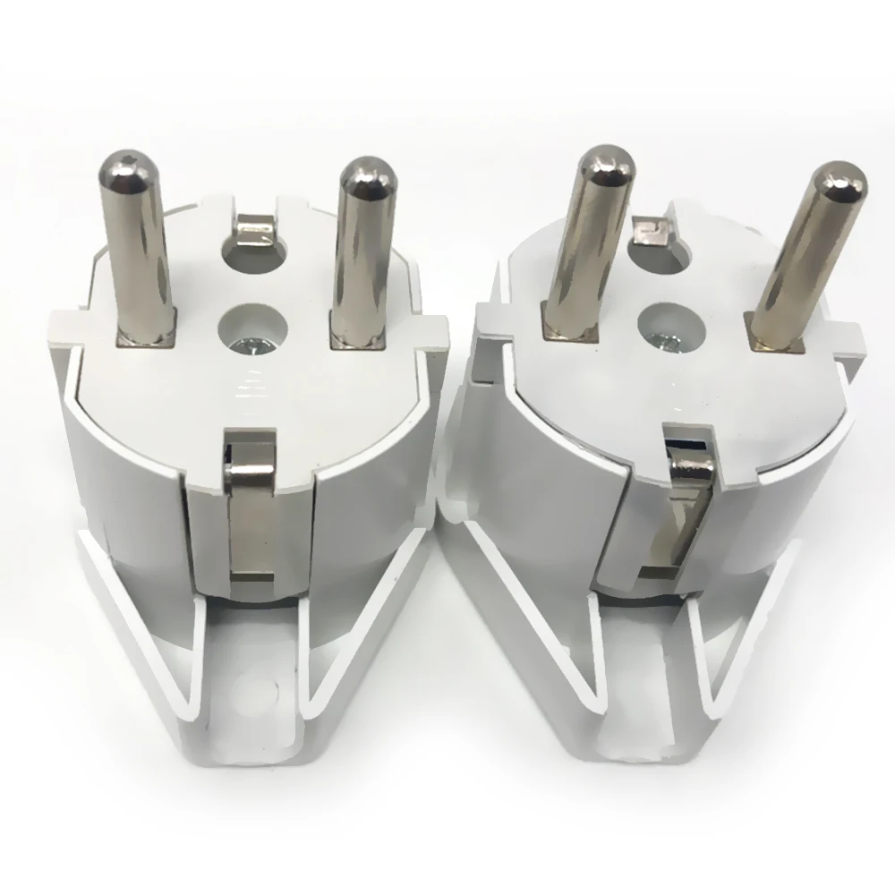 AC Power Adapter Socket 16A 250V Connector Cable Electrical Plug White Black Male Converter Adaptor Detachable Plug