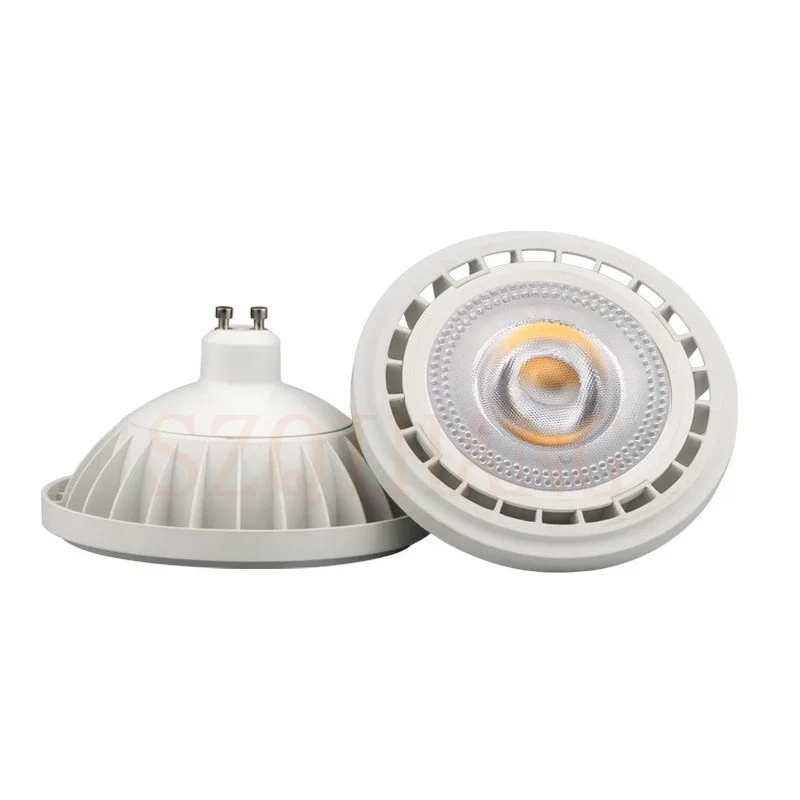 1PCS Hight Quality Commercial Dimmable AR111 10W COB LED Embedded Downlight AR111 Dimmable LED Spotlight Lamp hotels lighting.