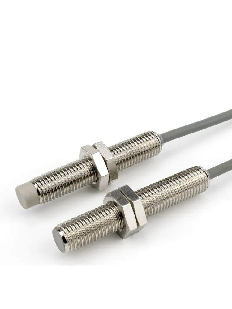 M8 Inductive Sensor Switch with Thread without Thread NPN PNP 3Wires Proximity Switches NO NC 1mm 2mm 3mm 4mm 6mm