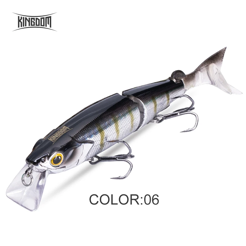 キングダム BtForce マルチジョイント釣りルアー 120 ミリメートル浮面