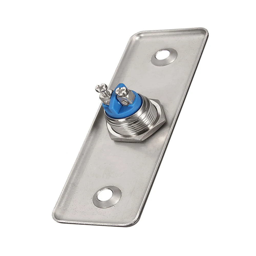 10 PCS Small Aluminium Alloy Door Access Button Emergency Alarm Push Button Auto Restoration Panic Alarm Release