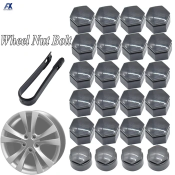24pc Grau Rad Mitte Mutter Bolzen Reifen Schraube Kappe Staub Wasserdichte Abdeckung Mit Werkzeug 22mm Für Opel Vauxhall holden Insignia 2010 - 17