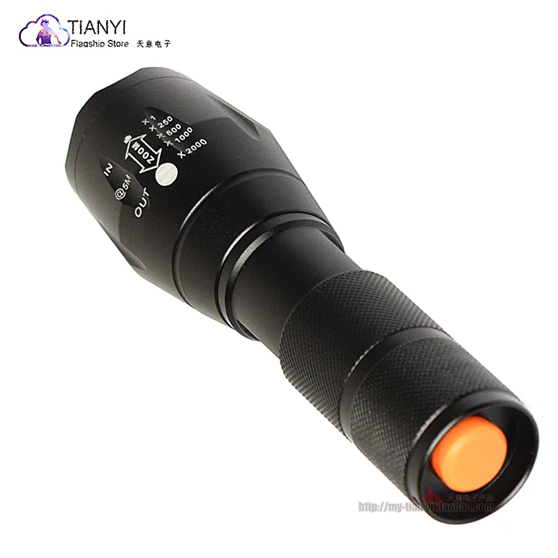 Multifunctional telescopic zoom four-in-one RGB red light green light blue light white light tactical hand shadow show TORCH