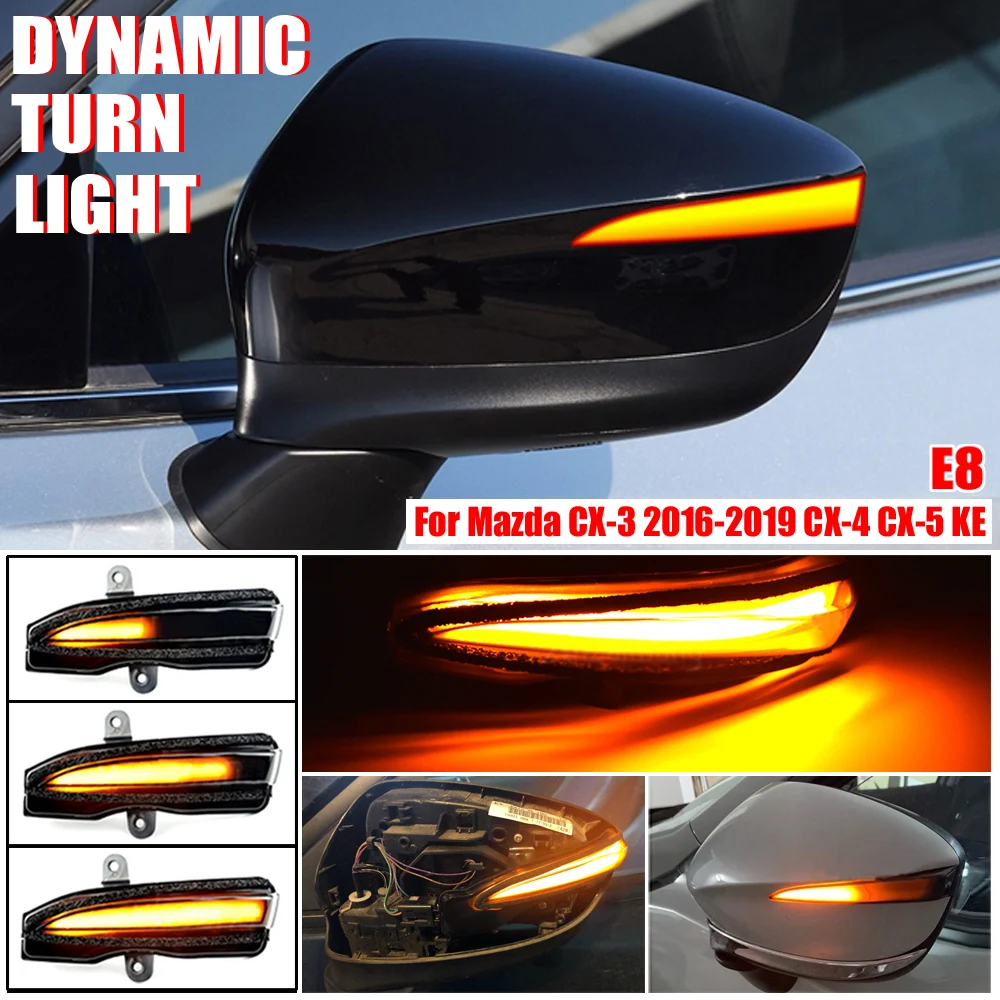 Dynamic LED Turn Signal Light For Mazda CX-3 CX3 CX-4 CX-5 CX5 Dynamic LED Turn Signal Light For Mazda CX-3 CX3 CX-4 CX-5 CX5