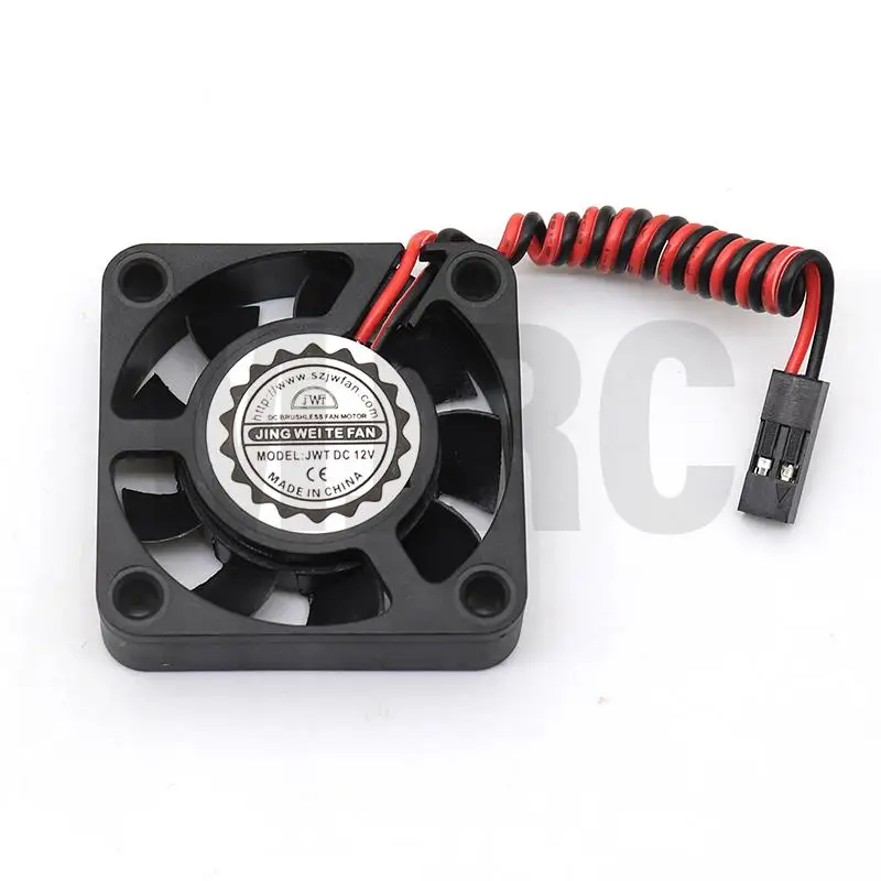 Double Bearing Strong wind Motor ESC cooling 12V fan for 1/10 RC Crawler Car RC Short-Course Truck Drifting RC Car Monster Truck