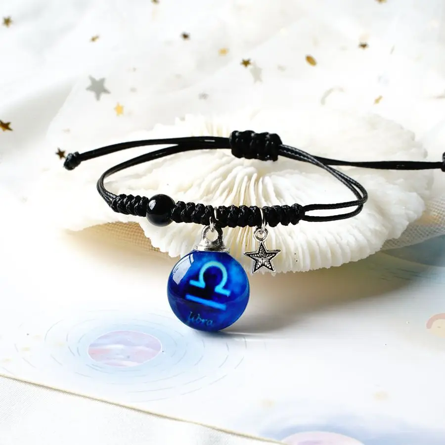 New Fashion Joker Noctilucent Twelve Constellation Bracelet Spell Collocation Watch Bracelet Spot Wholesale #YXS20