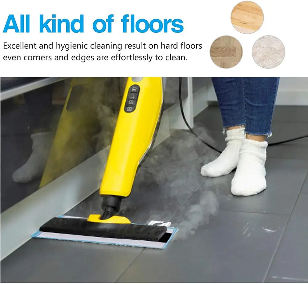 Compatible with Kärcher Microfibre Mop Cloth Steam Cleaner EasyFix SC 2, SC 3, SC 4, SC 5 Floor Nozzle