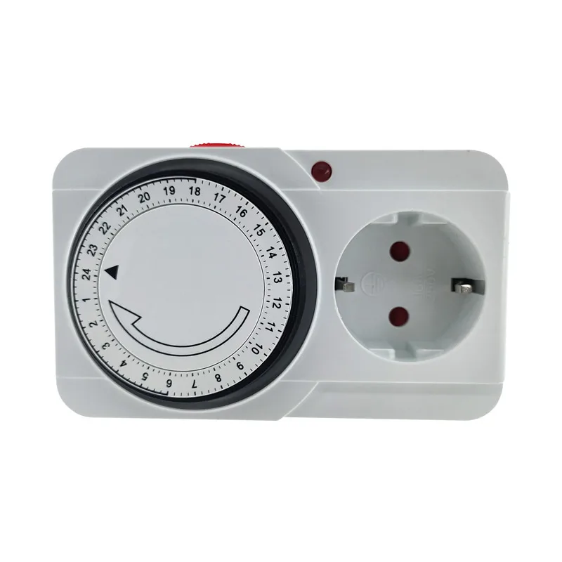 24 Hour Cyclic Timer Switch Universal Timing Socket Mechanical Timer 230VAC 3500W 16A UK EU CN US Plug timers