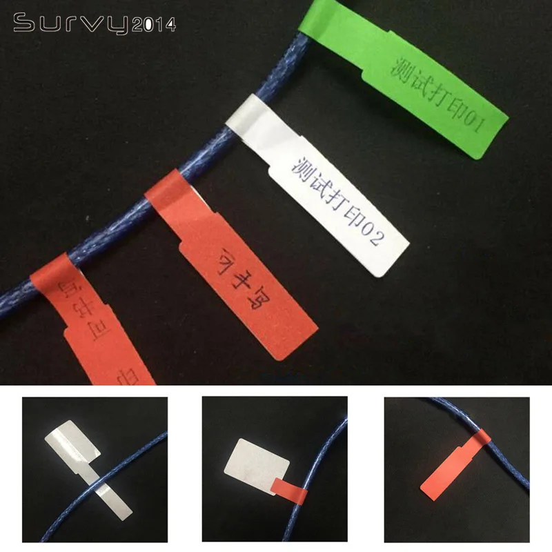 300pcs 10 Sheets A4 Self-adhesive Cable Labels Identification Markers Tags Stick diy electronics