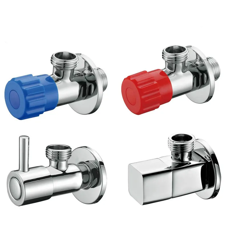 

Triangle Valve of Cold and Hot Water Toilet, Brass Thickening and Lengthening Angle Valve, 8-shaped Valve of Water Heater