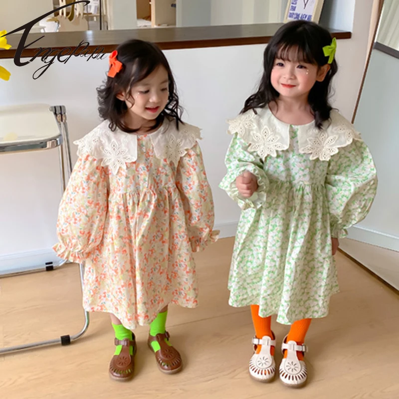 

Baby Girl Dresses Newborn Girls Spring Flowers Clothes For 1-6Y Toddler Girls Clothes Baby Birthday Party Dress