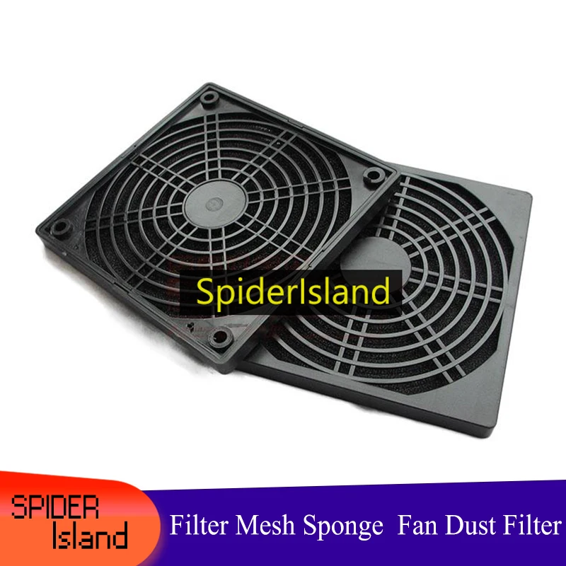 PC Dust Cover Case 3 in 1 Fan Dustproof Sponge Filter Mesh 60mm Optional Dust Cover Case Guards Dust-proof Shield