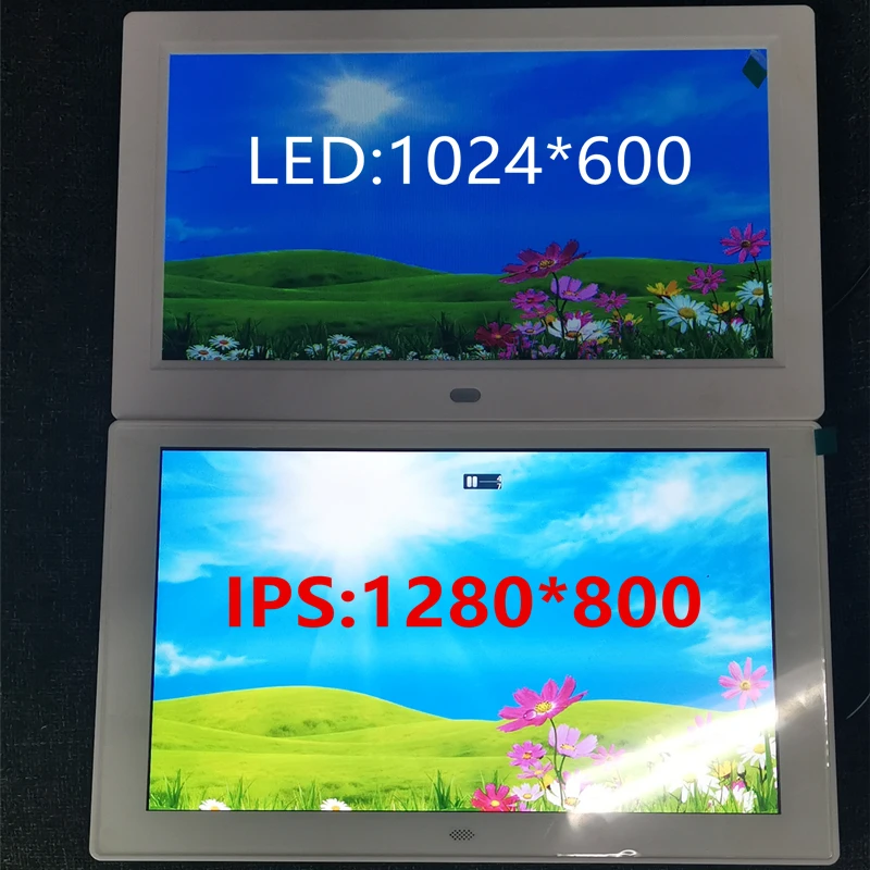 جديد 10 بوصة شاشة LED الخلفية HD 1024*600 إطار صور رقمي ألبوم إلكتروني صورة موسيقى فيلم وظيفة كاملة هدية جيدة