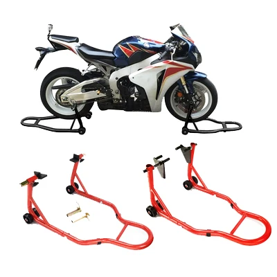 Motorcycle starting frame front and rear wheel parking frame repair parking frame sealing car bracket landing gear chain mainten