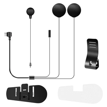 Fodsports-Microphone haut-parleur avec clip, écouteur, casque d'interphone Bluetooth, adapté uniquement pour casque de moto, FX8 AIR, FX8 PRO
